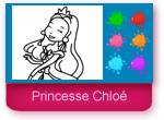 coloriage en ligne de la princesse qui part au bal