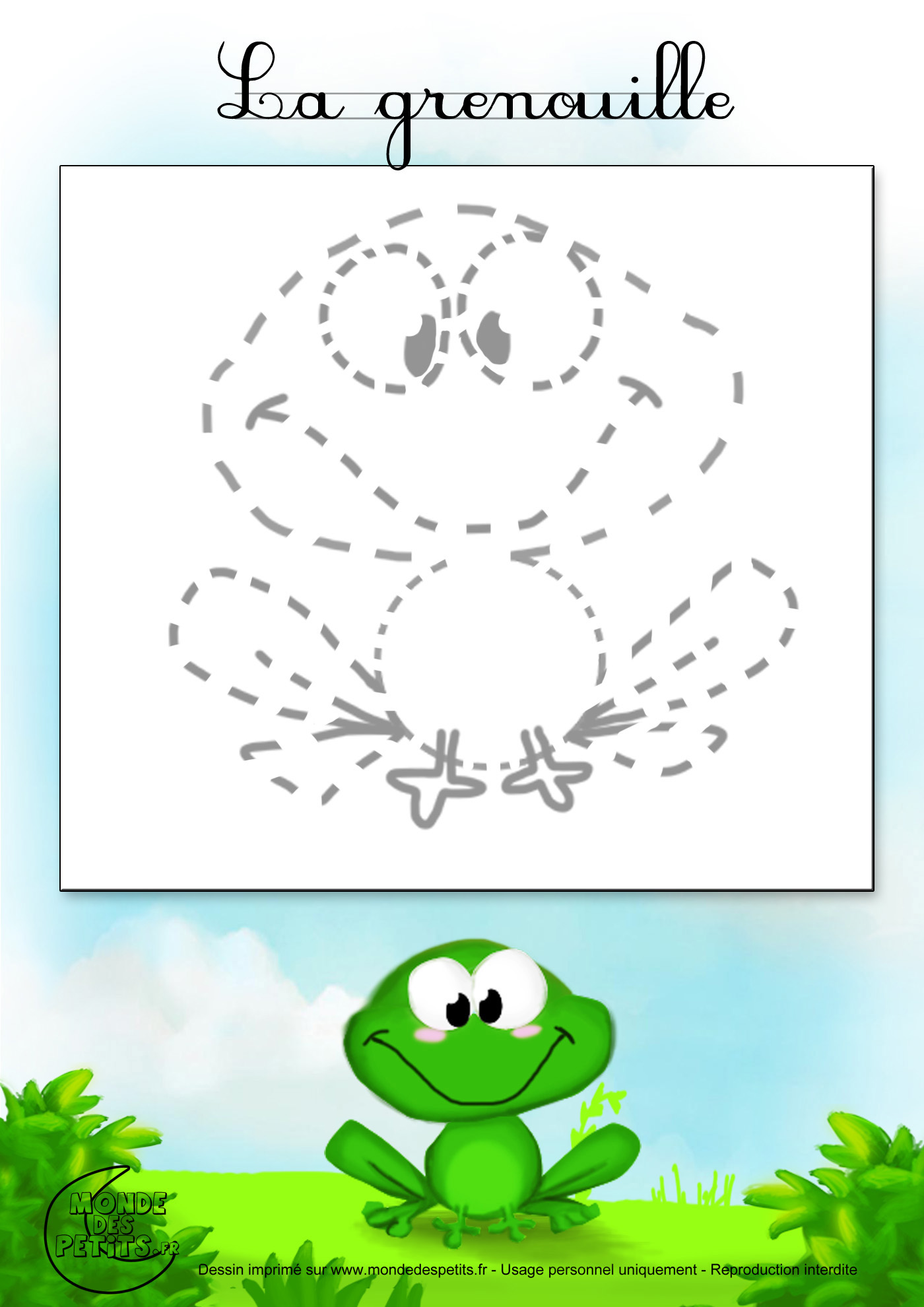 Apprendre à dessiner une grenouille