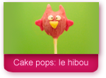 Cake Pops : Le hibou
