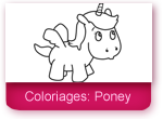 Coloriages: poney