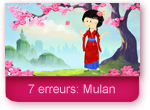 Jeu des 7 erreurs: Mulan