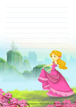 Papier à lettre de princesses