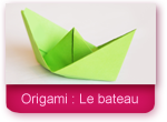 Origami: la bateau en papier