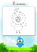 Dessin1_Comment dessiner un petit oiseau ? 