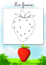 Dessin1_Comment dessiner une fraise ? 