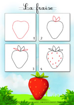 Dessin2_Comment dessiner une fraise ? 