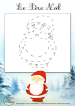 Dessin1_Comment dessiner le père Noël ? 