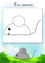 Dessin1_Comment dessiner une petite souris?